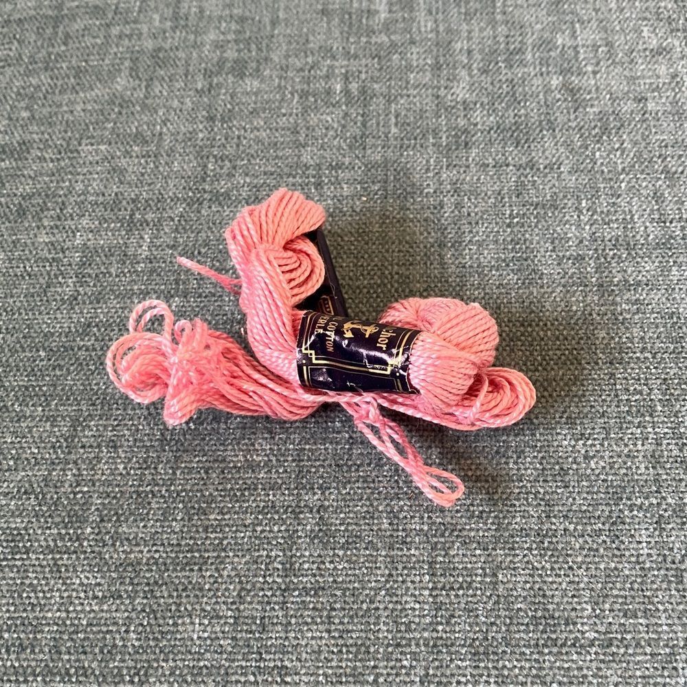 Pink Needlepoint Thread Yarn